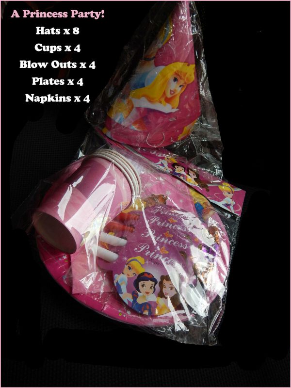 DISNEY VIP PRINCESS TIARA BINGO PARTY GAME Birthday Party Activity Pack 8 Girls - Image 5