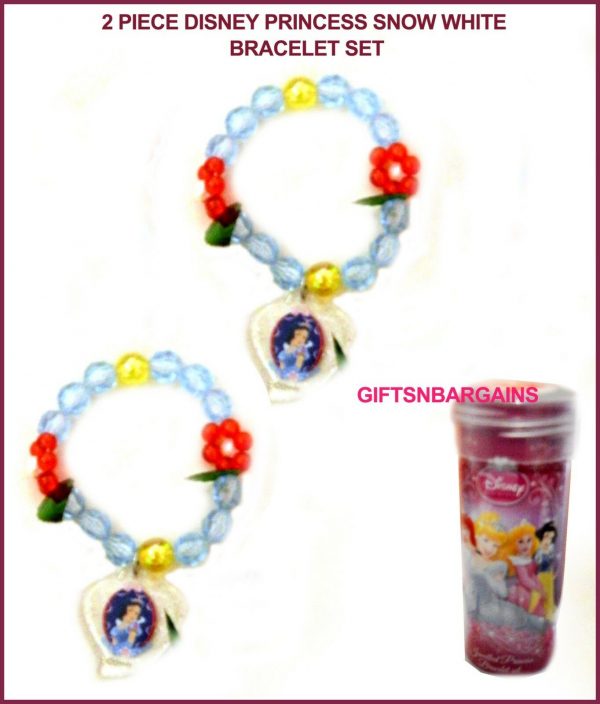 Disney Princess Jewelled Bracelets Pair Cylinder Christmas Girls Gift Stocking - Image 5