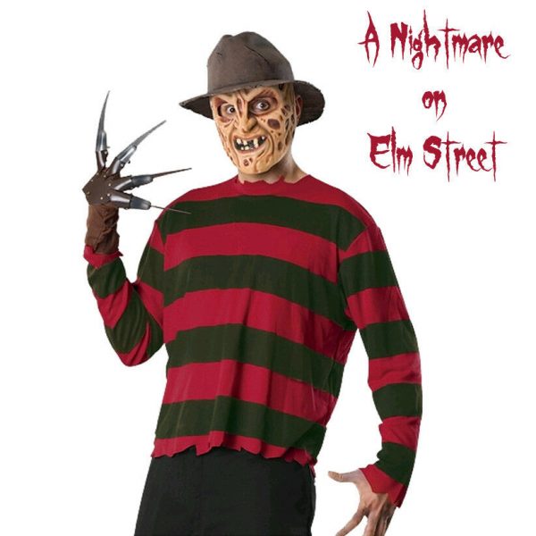 Freddy Kreuger Costume Adult Horror Halloween Nightmare on Elm Street Creepy