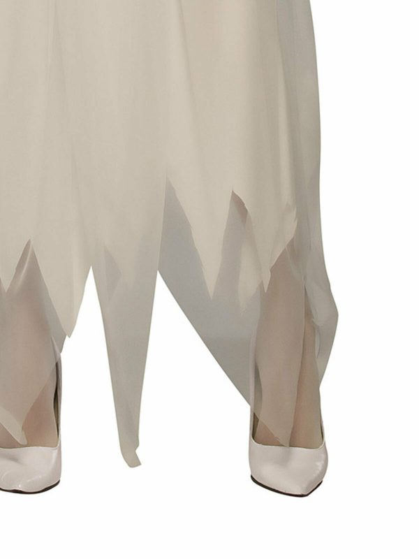 GHOSTLY WHITE WITCH COSTUME SKIRT ADULT HALLOWEEN WOMEN JADIS LILITH NARNIA JINN - Image 4