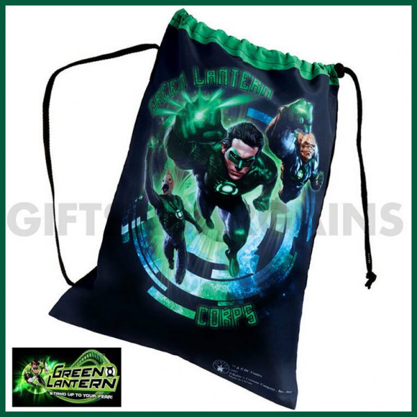 Green Lantern Halloween Backpack Superheroes Justice Boys Trick Treat Bag Hal - Image 3