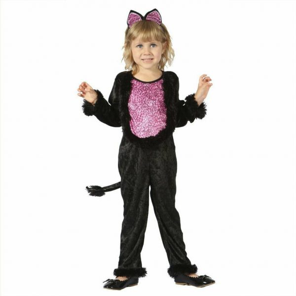 Lil Leopard Kitty Cat Child Toddler Baby Costume 1-2y Girls Animal Fancy Dress