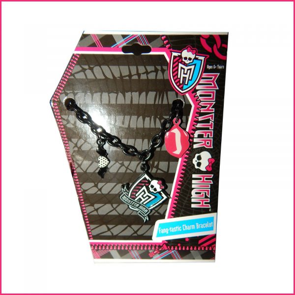 MONSTER HIGH BRACELET FANGTASTIC CHARM GIRLS JEWELLERY GIFT HALLOWEEN ACCESSORY