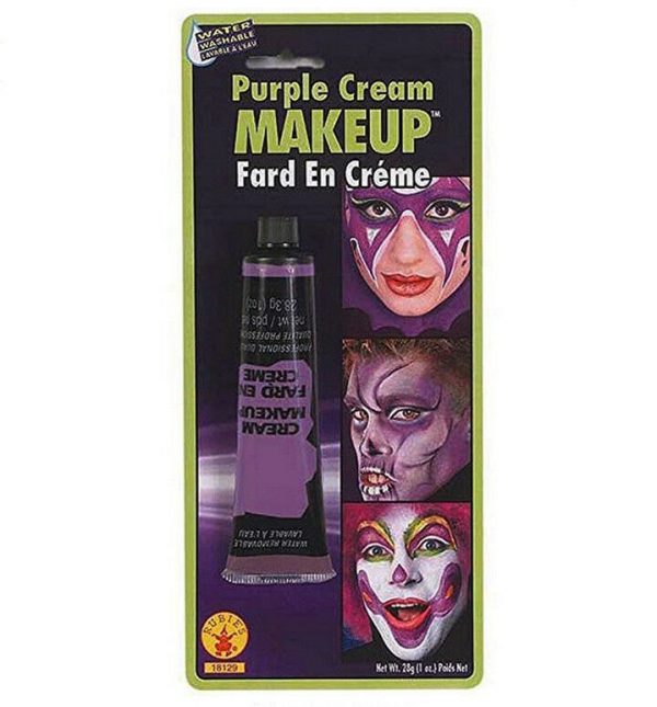 Purple Cream MakeUp Halloween Costume Witch Face Paint Batman Joker Creme Zombie