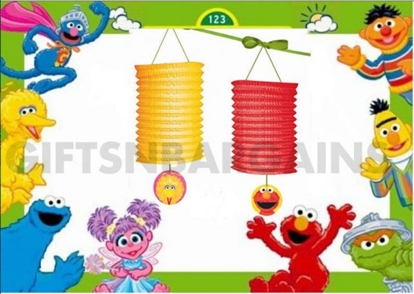 SESAME STREET 1ST BIRTHDAY PARTY HANGING LANTERN GARLAND DECORATION STRING KIDS - Image 3