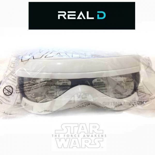 Star Wars The Force Awakens Real-D 3-D Stormtrooper Glasses Genuine Licensed - Image 4