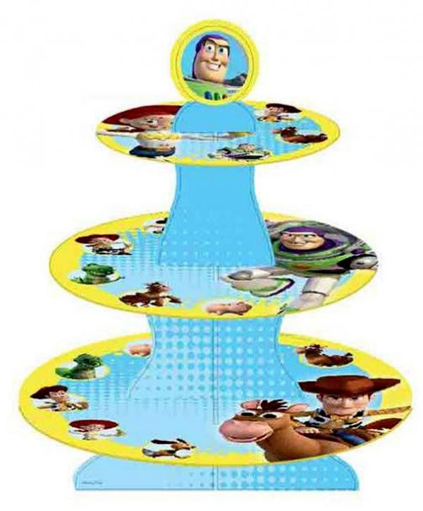 TOY STORY CUP CAKE STAND 3-TIER BOYS BIRTHDAY PARTY SUPPLIES* HOLDS 24 or 50* - Image 3