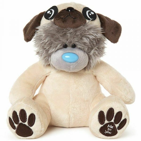 Tatty Teddy Me to You Bear dressed as Pug Dog Soft Plush Gift 22cm Mother Child