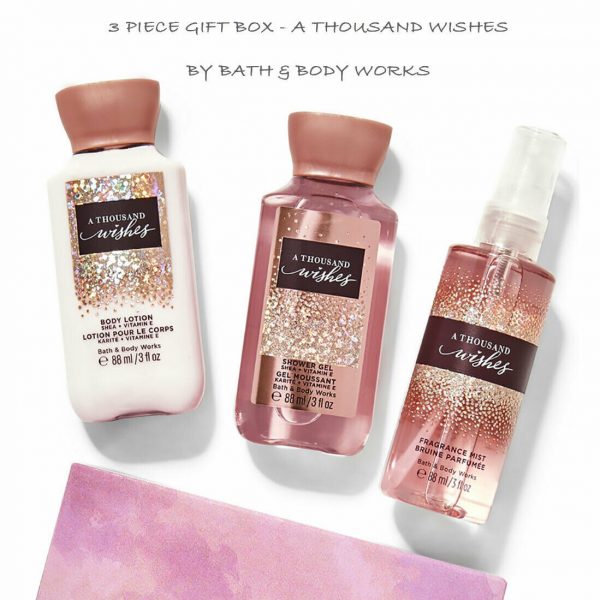 BATH & BODY WORKS  A Thousand Wishes MIST SHOWER LOTION BOX VALENTINE GIFT SET - Image 3