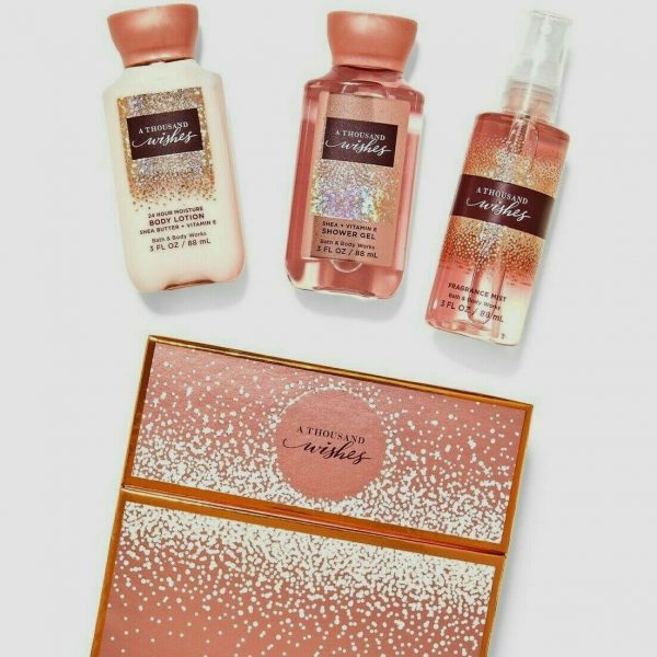 BATH & BODY WORKS  A Thousand Wishes MIST SHOWER LOTION BOX VALENTINE GIFT SET - Image 5