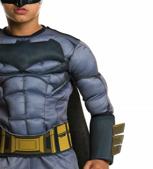 Batman Deluxe Costume Boys Warner Bros Dawn of Justice Halloween Superhero Child - Image 3