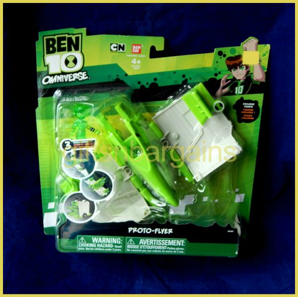 Ben 10 Alien Space Craft Vehicle Proto Flyer Toy & Action Figure Boys Xmas Gift - Image 10