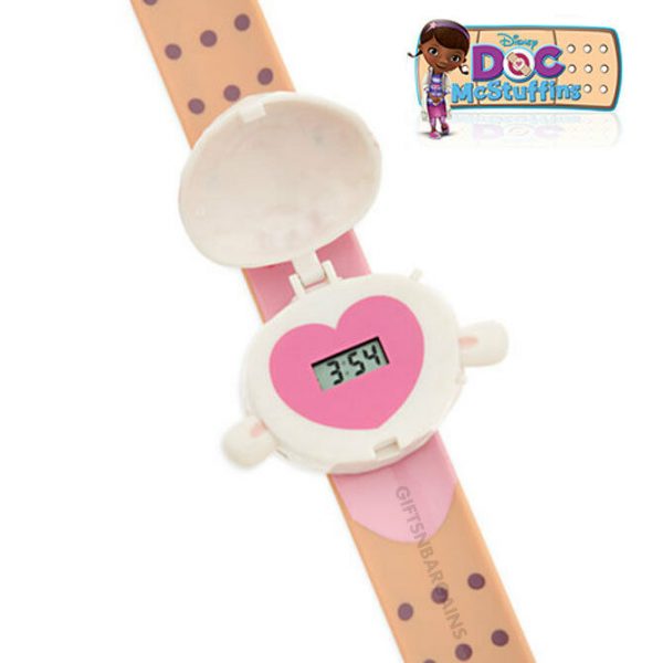 Disney Lambie Doc McStuffins Digital SlapBand Watch Kids Girls Christmas Gift - Image 4