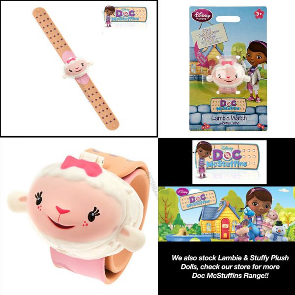 Disney Lambie Doc McStuffins Digital SlapBand Watch Kids Girls Christmas Gift