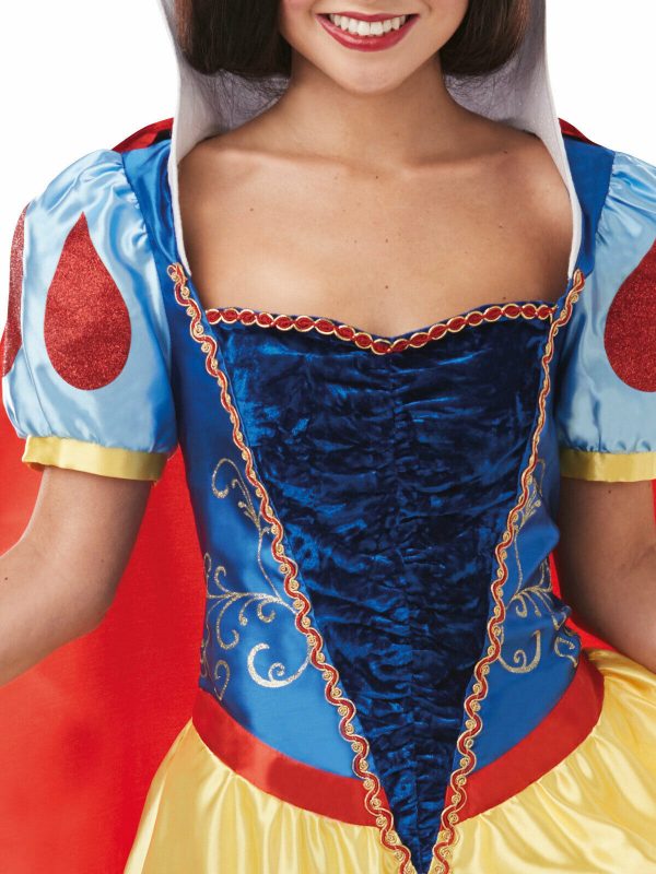 Disney Princess  Snow White Costume Adult Women Fancy Dress Licensed Book Week - Image 3