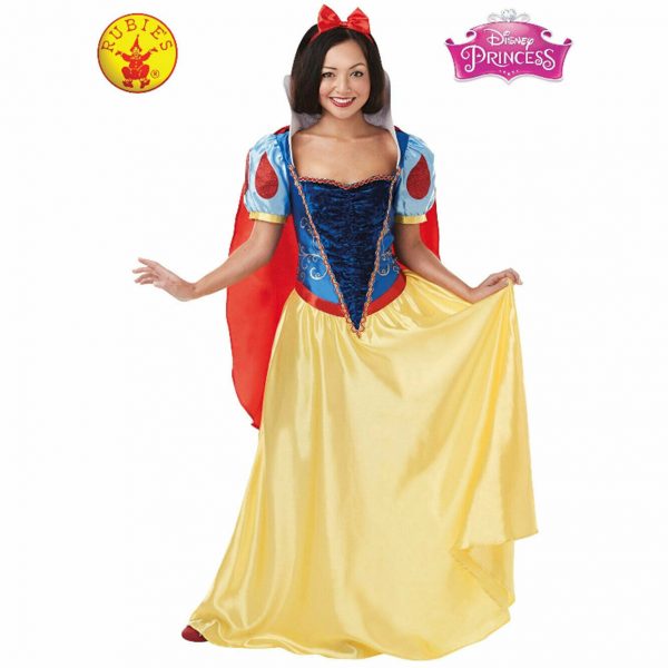 Disney Princess  Snow White Costume Adult Women Fancy Dress Licensed Book Week