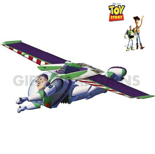 Disney Toy Story Birthday Party Favours 4 x Flying Foam Buzz Gliders Planes Toys