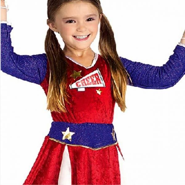 GIRLS SCHOOL CHEER LEADER  COSTUME SPORT CLUB GLEE VARSITY CHILD KIDS YANKEE M/L - Image 3