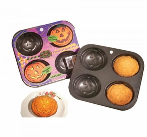 Jack O' Lantern Baking Halloween Party Suppy Pumpkin Non-stick Cupcake Mould Pan