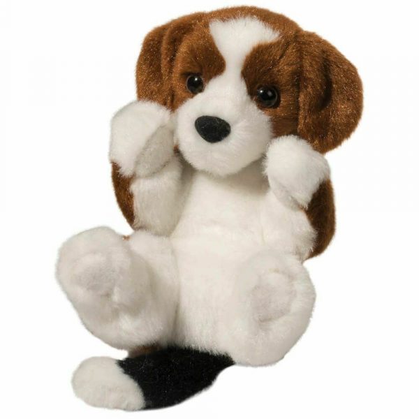 Lil Handful Beagle Plush Puppy Douglas Cuddle Toy Child Toy Dog 15cm Tri-Colour