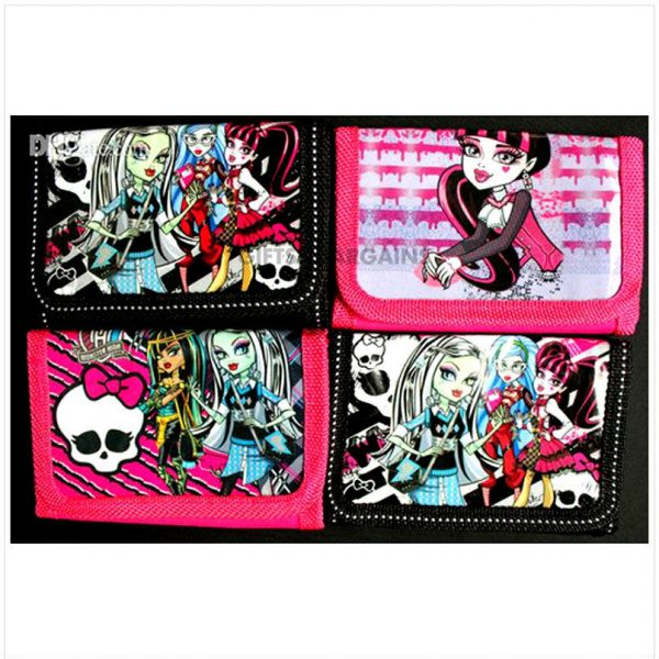 MONSTER HIGH WALLET GIRLS COIN CHANGE PURSE MONEY BAG XMAS GIFT PARTY FAVOURS - Image 3