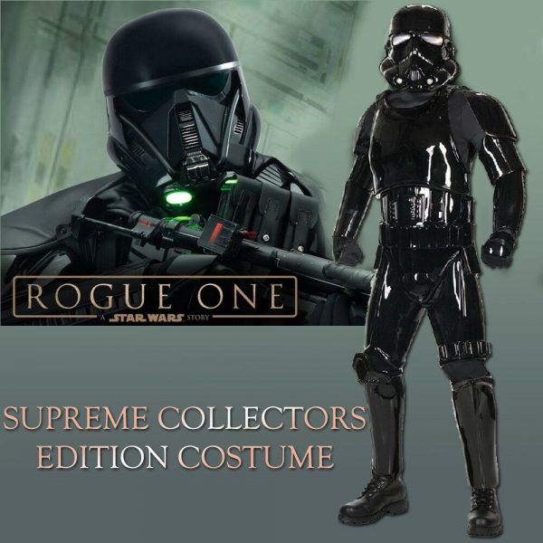 Star Wars Black Shadow Trooper Supreme Edition Mens Costume Licensed Collectors