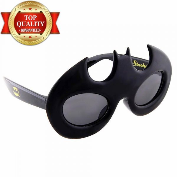 Sun-stache DC Batman Logo Glasses Sun Eye Mask Black Child Super Hero Shades