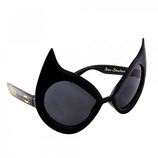 Sun-stache DC Cat Woman Glasses Sun Shades Black Adult Super Hero Cat Mask UV400 - Image 5