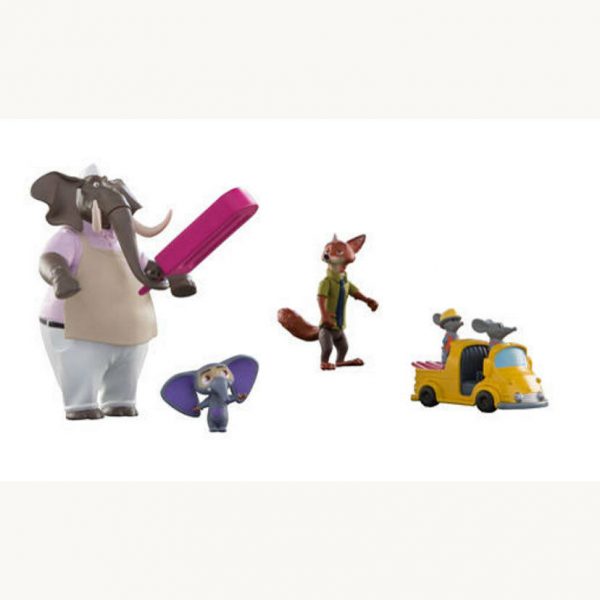 TOMY Disney Zootopia Toy Figure Play Set Operation Red Wood Kids Gift 7 Pc Nick - Image 6