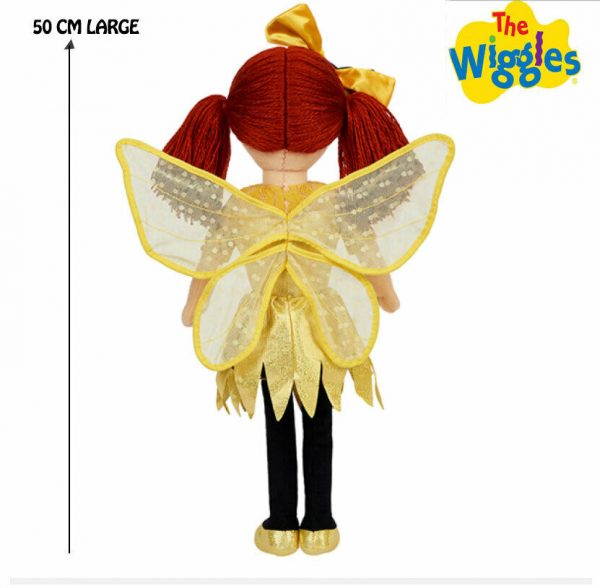 WIGGLES EMMA DOLL PLUSH GLITTER SOFT TOY FAIRY W WINGS 50CM GIRL CHILD TODDLER - Image 4