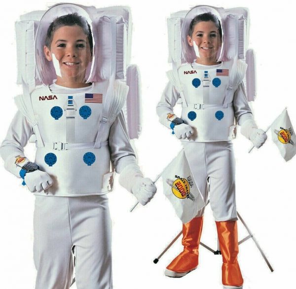 ASTRONAUT COSTUME SPACE HEROES NASA CAREER NEIL ARMSTRONG BUZZ CHILD BOY EXPRESS