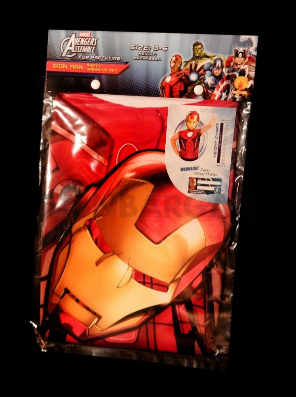 Avengers Assemble Ironman Superhero Boys Party Costume Kit Dress-Up & Mask Cheap - Image 4