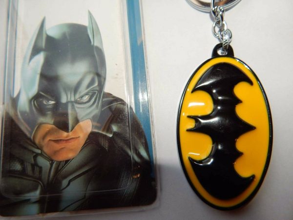 Batman Metal Key Ring Chain Super Hero The Dark Knight Halloween Gift FREE POST - Image 4