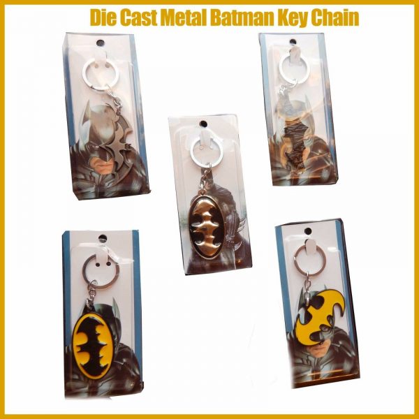 Batman Metal Key Ring Chain Super Hero The Dark Knight Halloween Gift FREE POST