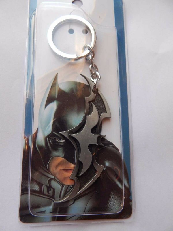 Batman Metal Key Ring Chain Super Hero The Dark Knight Halloween Gift FREE POST - Image 8