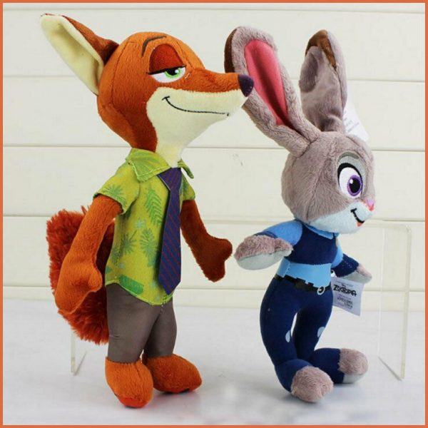 Disney Zootopia Plush Toys Animal Nick Wilde Judy Hopps Xmas Gift 24-35cm Child - Image 7