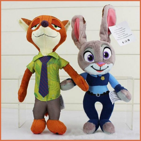 Disney Zootopia Plush Toys Animal Nick Wilde Judy Hopps Xmas Gift 24-35cm Child - Image 8