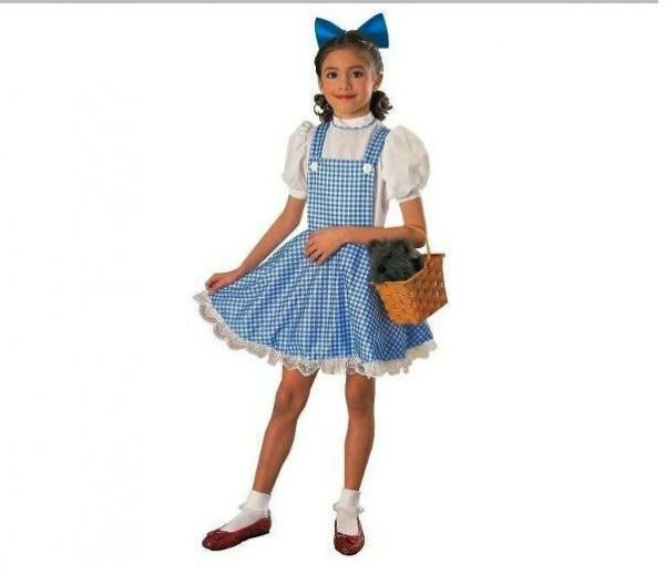 Dorothy Costume Girls Book Week Wizard of Oz  Child Fancy Dress Kid Medium 5-7y - Image 7