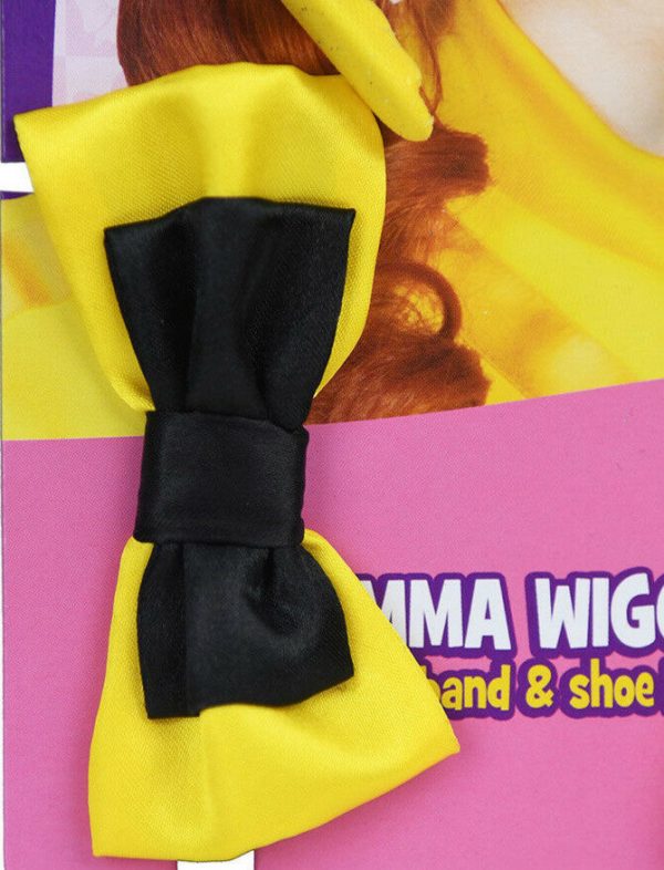 EMMA WIGGLE HEADBAND & SHOE BOWS SET GIRL CHILD COSTUME ACCESSORY THE WIGGLES - Image 6