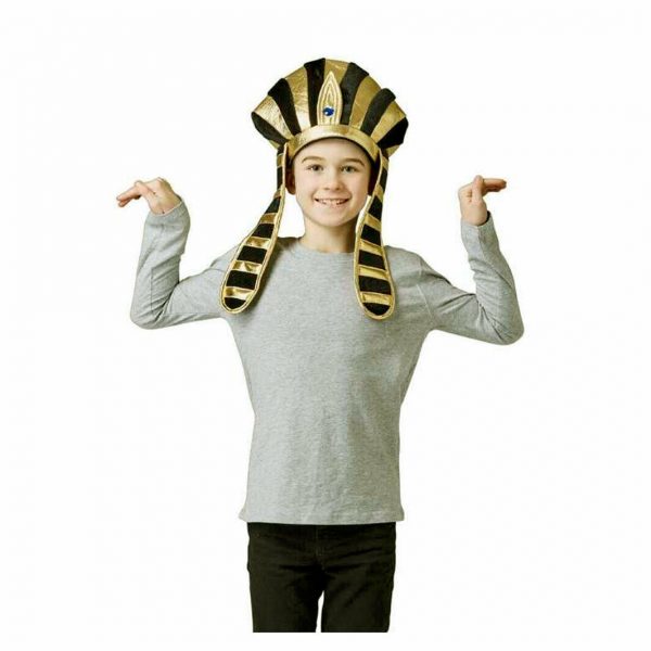 Egyptian Queen Cleopatra Costume Royal headdress Pharaoh Crown Fancy Dress Child - Image 3