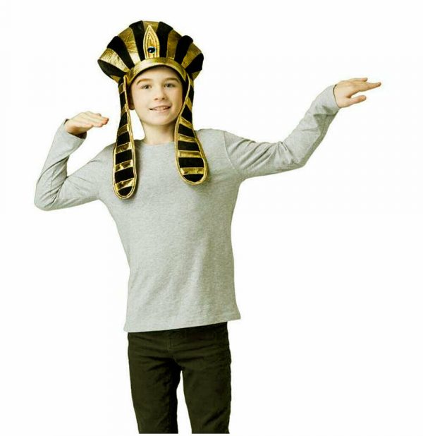 Egyptian Queen Cleopatra Costume Royal headdress Pharaoh Crown Fancy Dress Child - Image 4