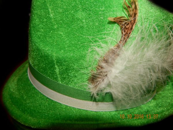 Green Oktoberfest German Alpine Hat - Green - Image 4