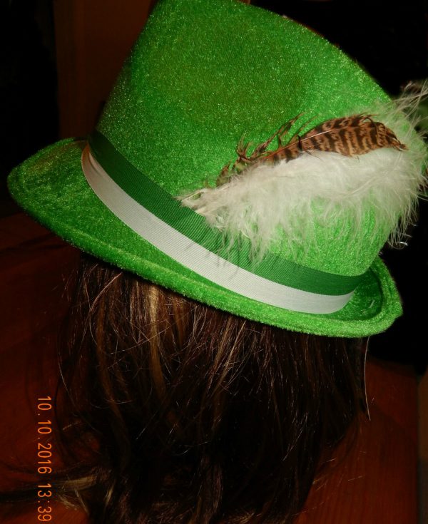 Green Oktoberfest German Alpine Hat - Green - Image 5