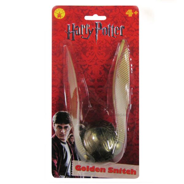 Harry Potter Golden Snitch Quidditch Ball Wings Costume Toy Accessory Rubies - Image 4