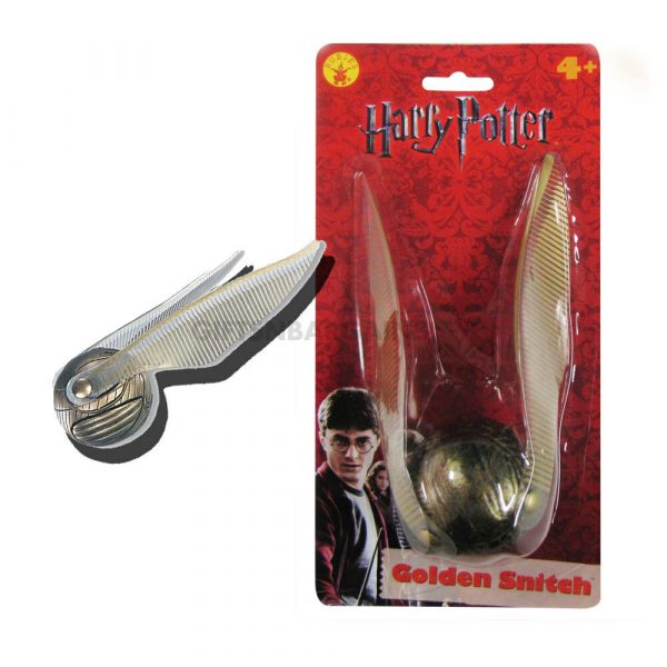 Harry Potter Golden Snitch Quidditch Ball Wings Costume Toy Accessory Rubies