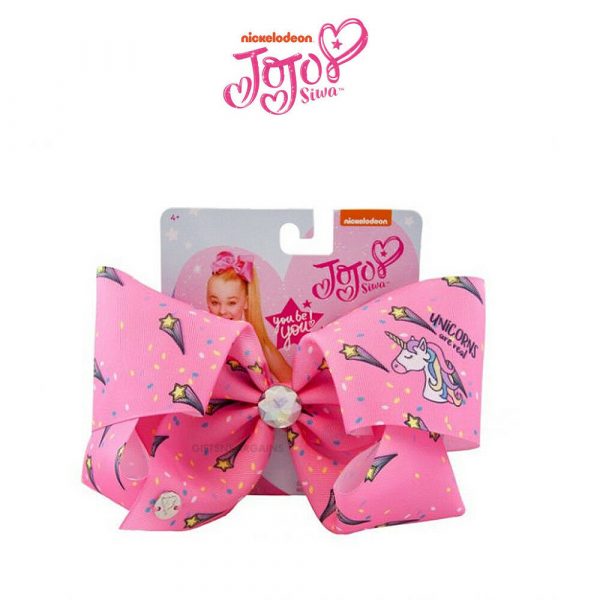 JoJo Bow Jo Jo Siwa Large Hair Clip Unicorn Girls Rhinestone Xmas Gift Licensed - Image 5