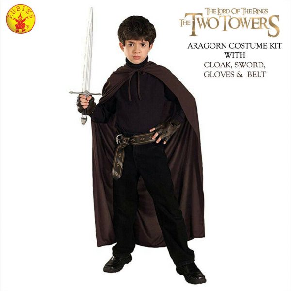 Lord Of The Rings Aragorn The Ranger Costume Accessory Kit Halloween Book Week