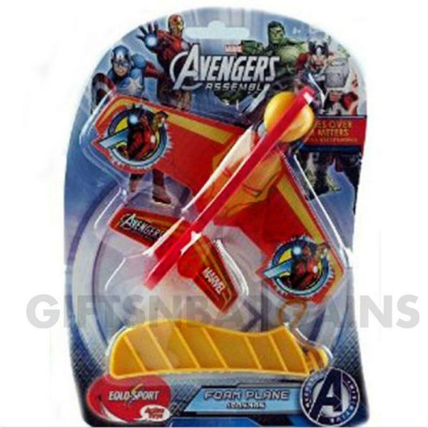 Marvel Avengers Foam Planes Flying Toy+Launchers Captain America, Iron Man, Hulk - Image 6