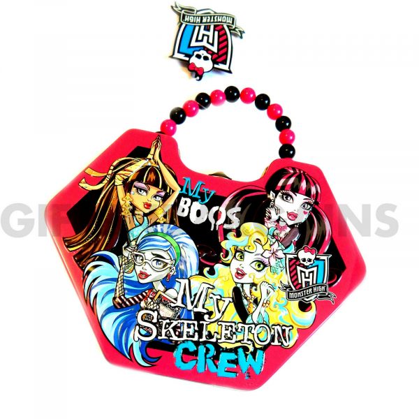 Monster High Clutch Tin Box Purse Collection Girls Handbag Birthday Party Gift - Image 3