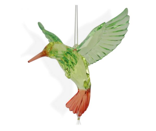 Mothers Gift Ladies Wind Chime Crystal Bells Hummingbird Home Garden Ornament - Image 3